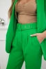 Elegant set of jackets and trousers light green