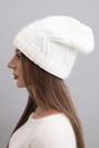 Czapka z polarem Sylwia K244 weiß