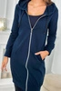 Kapuzensweatshirt navy blau