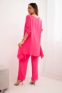 Set of blouse + pants with pendant pink