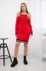 Tres Chic rotes Kleid