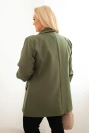 Damenjacke Plus Size elegant khaki