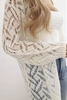 Sweater long cardigan Super KID Mohair Off-white