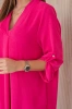 Kleid mit V-Ausschnitt Fuchsia