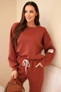 Set sweatshirt + pants butter orange