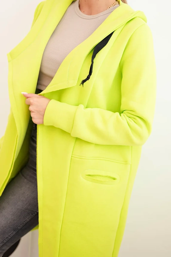 Isolierte Kapuzenjacke Pistazie