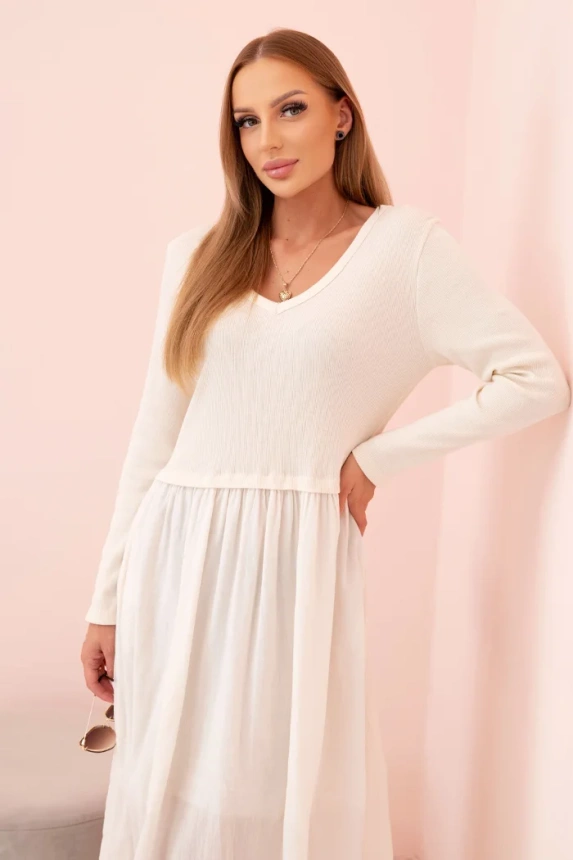 Long strap dress plum