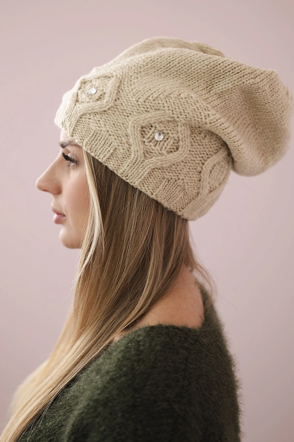 Ramona Damenmütze K383 hellbeige