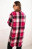 Women's checkered shirt fuchsia