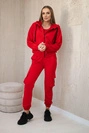 Set 3 in 1 Sweatshirt + Top + Hose rot