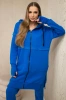 Insulated set with a long sweatshirt mauve blue