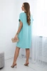 Dress with pockets light mint