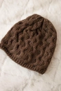 Cap with fleece Teresa K285 mocca