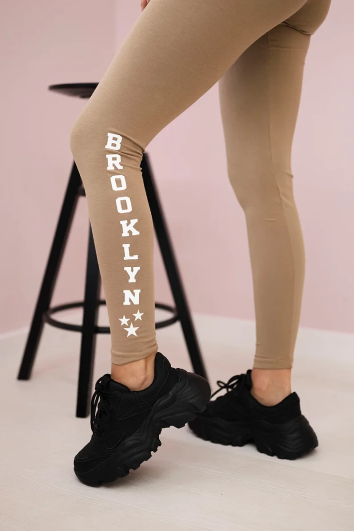 Brooklyn Kamel-Leggings Hose