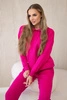 Pullover-Set Sweatshirt + Hose Fuchsia