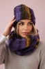 Damen-Mohair-Set K208 lila+blau