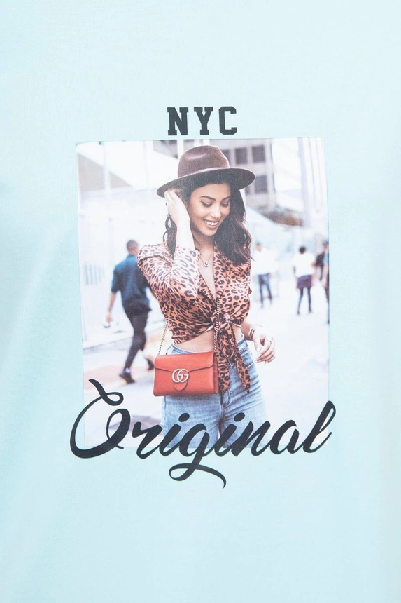 Bedruckte Bluse Original mint