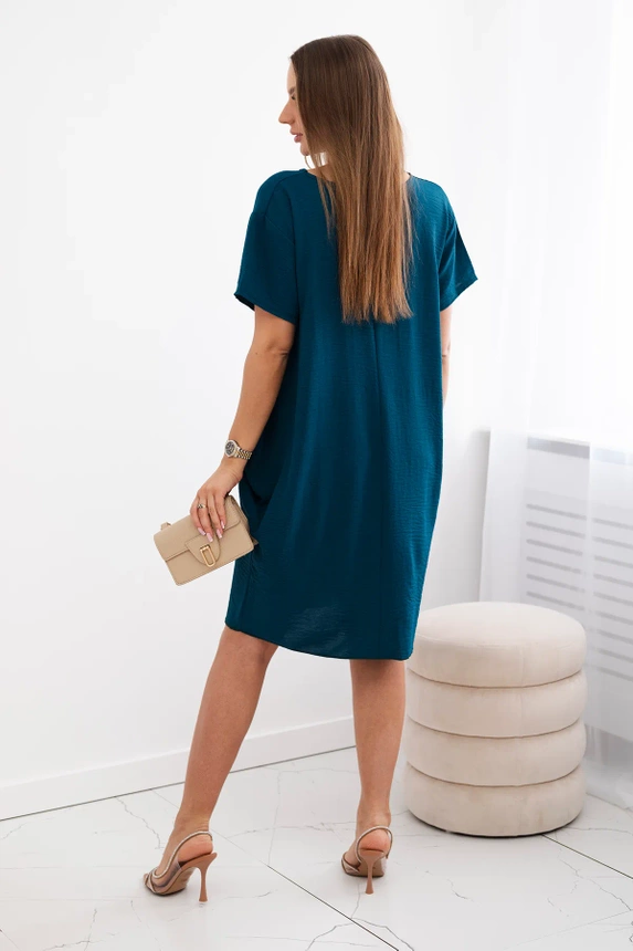 Dress with pockets and pendant nautical