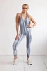 Fitness suit with push up grey