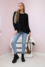 Pullover mit Vordertaschen schwarz