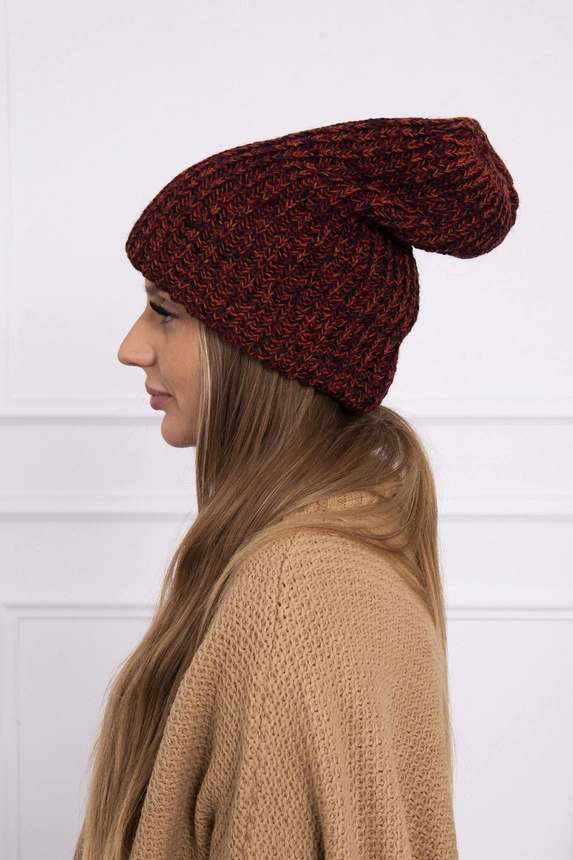 Women's cap Delia K260 burgundy