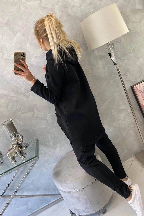 Set with pants Baggy black