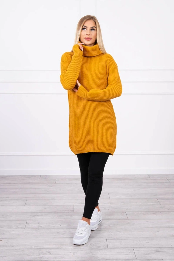 Senfroher Rollkragenpullover