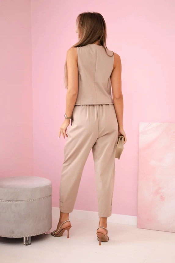 Set Weste + Hose Kamel