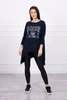 Tunic with print Darling navy blue S/M - L/XL