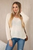 V-neck sweater light beige