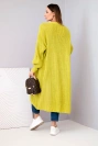 Pullover lange Strickjacke pistazie