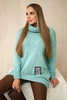 Turtleneck sweater mint