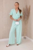 Two-piece set of trousers blouse mint