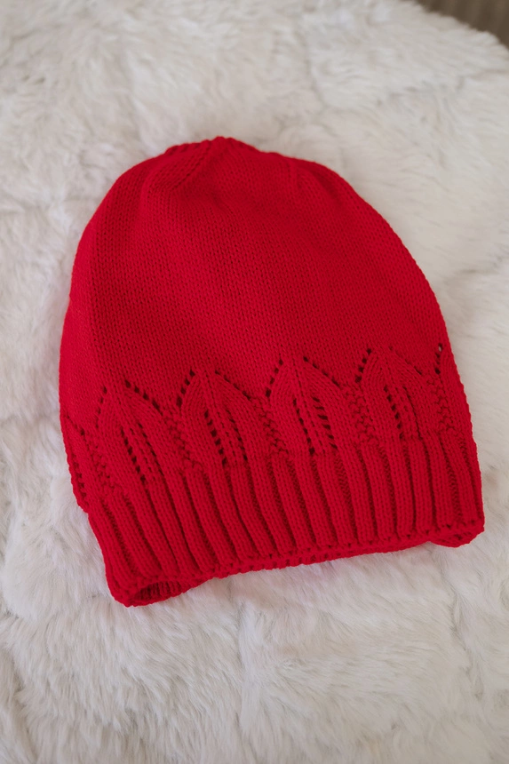 Women's cap Irmina K333 red