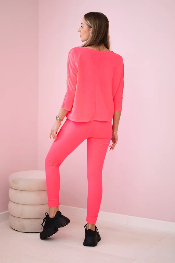 Königin rosa Neon-Print-Set