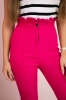 Creased trousers fuchsia