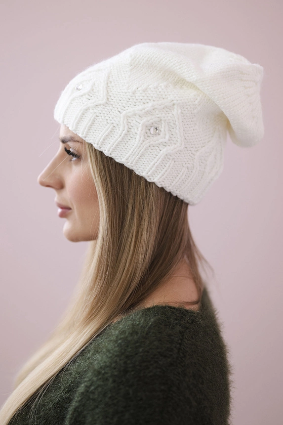 Women's cap Ramona K383 white