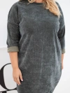 Women's Plus Size loose fit corduroy dress khaki