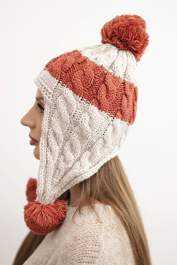 Mütze mit Rollverschluss Magda K293 camel