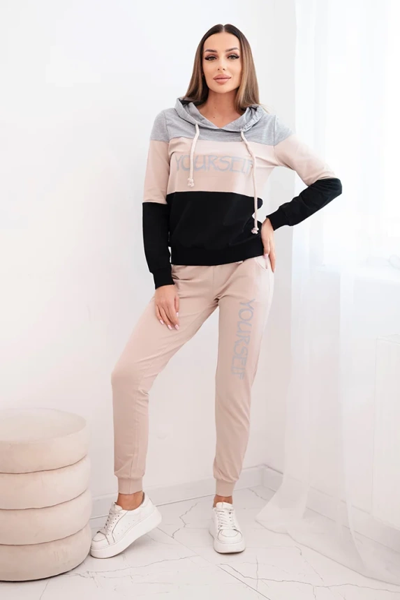 Yourself Druckset grau+beige