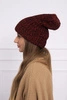 Women's cap Delia K260 burgundy