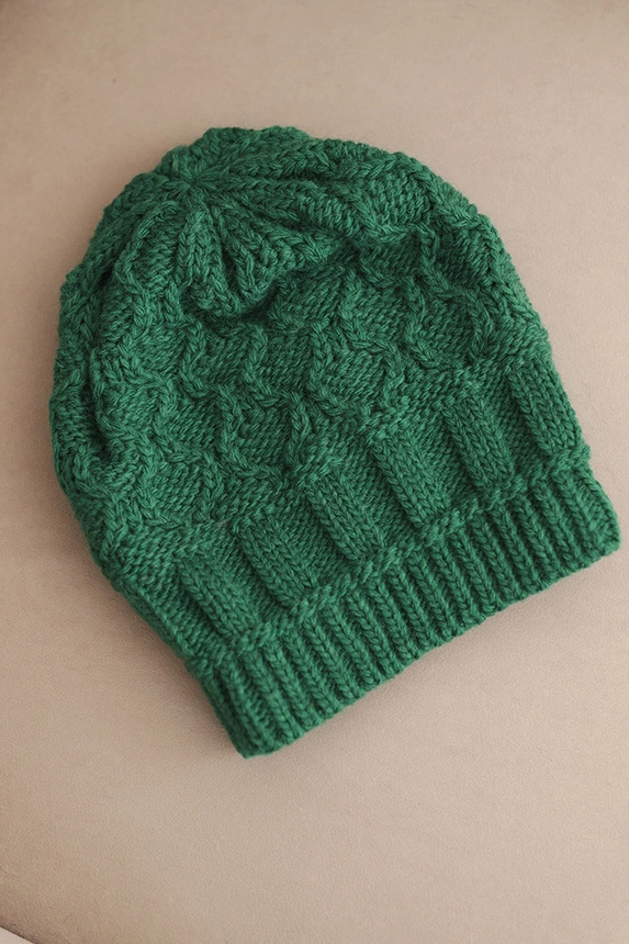 Marta K231 hat with fleece green