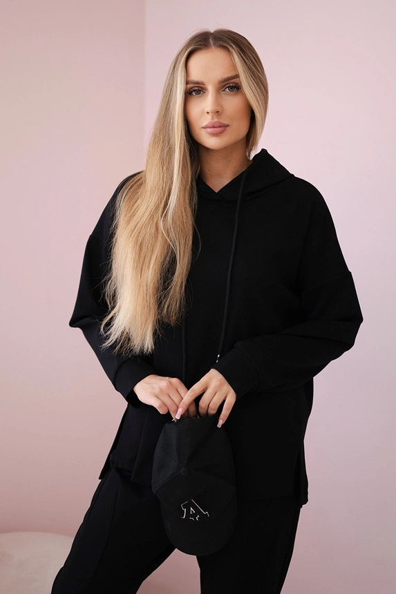 Souprava Punto Milano Winter Hoodie + kalhot černý