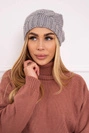 Cap with fleece Karolina K243 gray