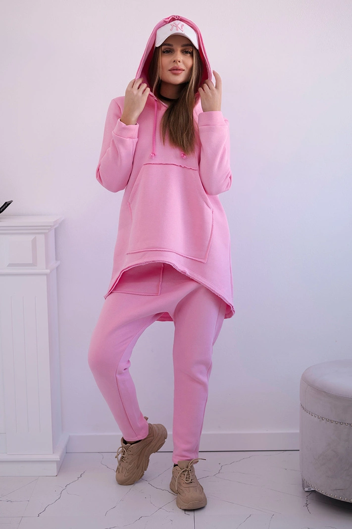 Súprava s nohavičkami Baggy svetlo ružová