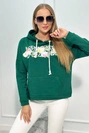 Sweatshirt mit Voyage-Aufschrift grün
