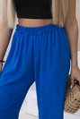 Wide-leg trousers cornflower blue