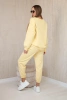 Set sweatshirt + pants buttery fabric yellow