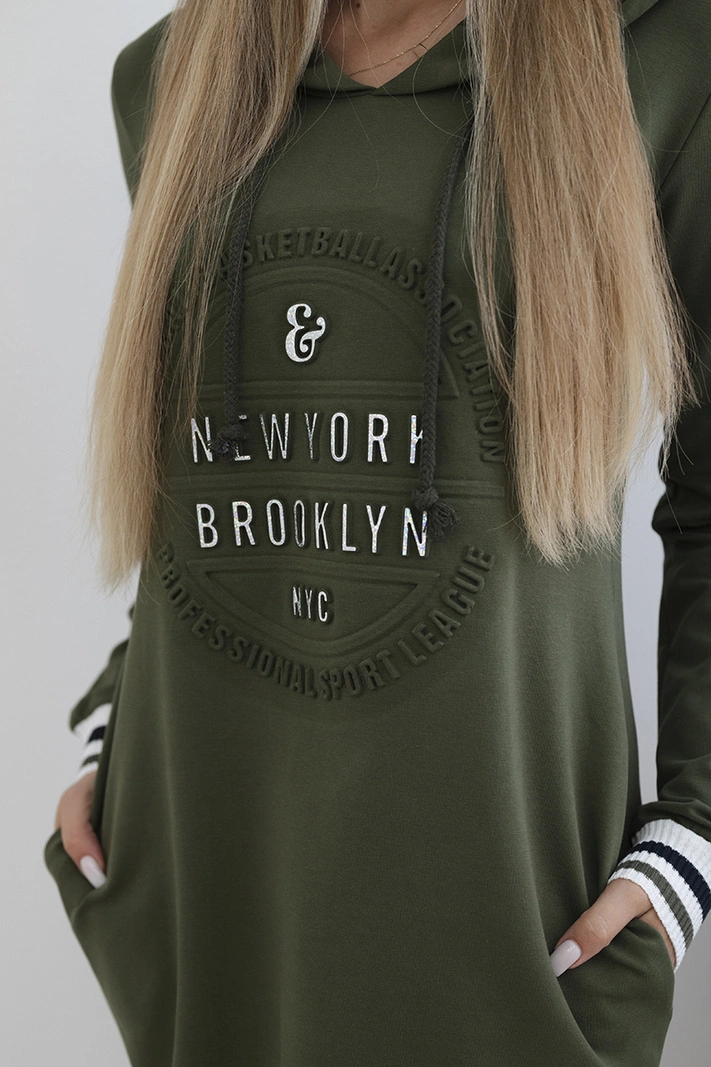 Khaki šaty Brooklyn