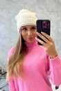 Dámska čiapka Aniela K338 ecru